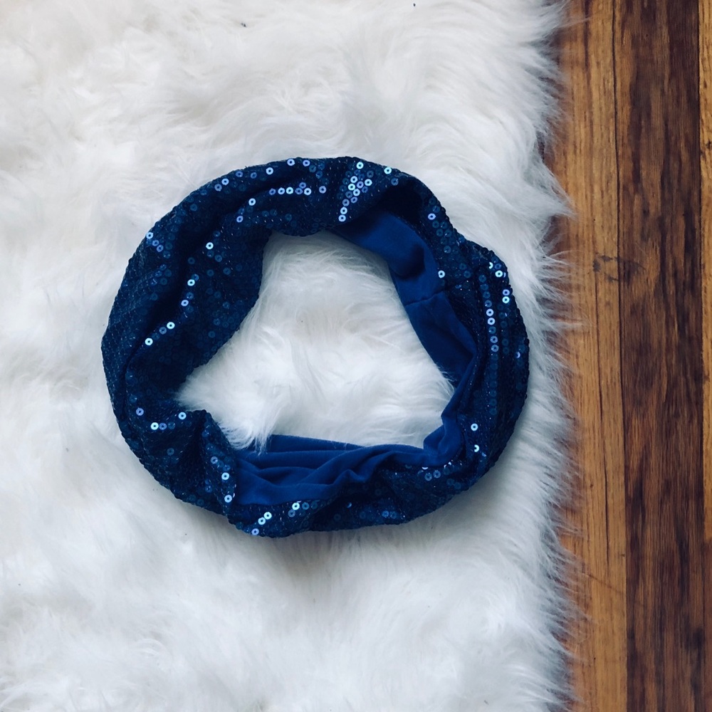 Mini Sequin Infinity  Scarf